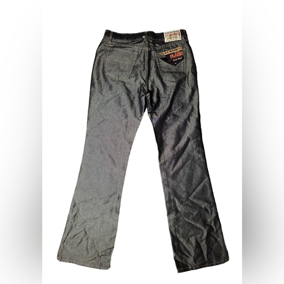 Z. Cavaricci Flare Contoured Waist Low Rise sz 9 Women’s Y2K Denim Made in USA - Picture 5 of 8